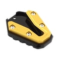 thumbnail image 3 of DYNWAVECA Motorcycle Kickstand Pad, Side Parking Stand Extension Plate, Study Enlarged Foot Base Extend Plate for 368G Accs Gold, 3 of 9
