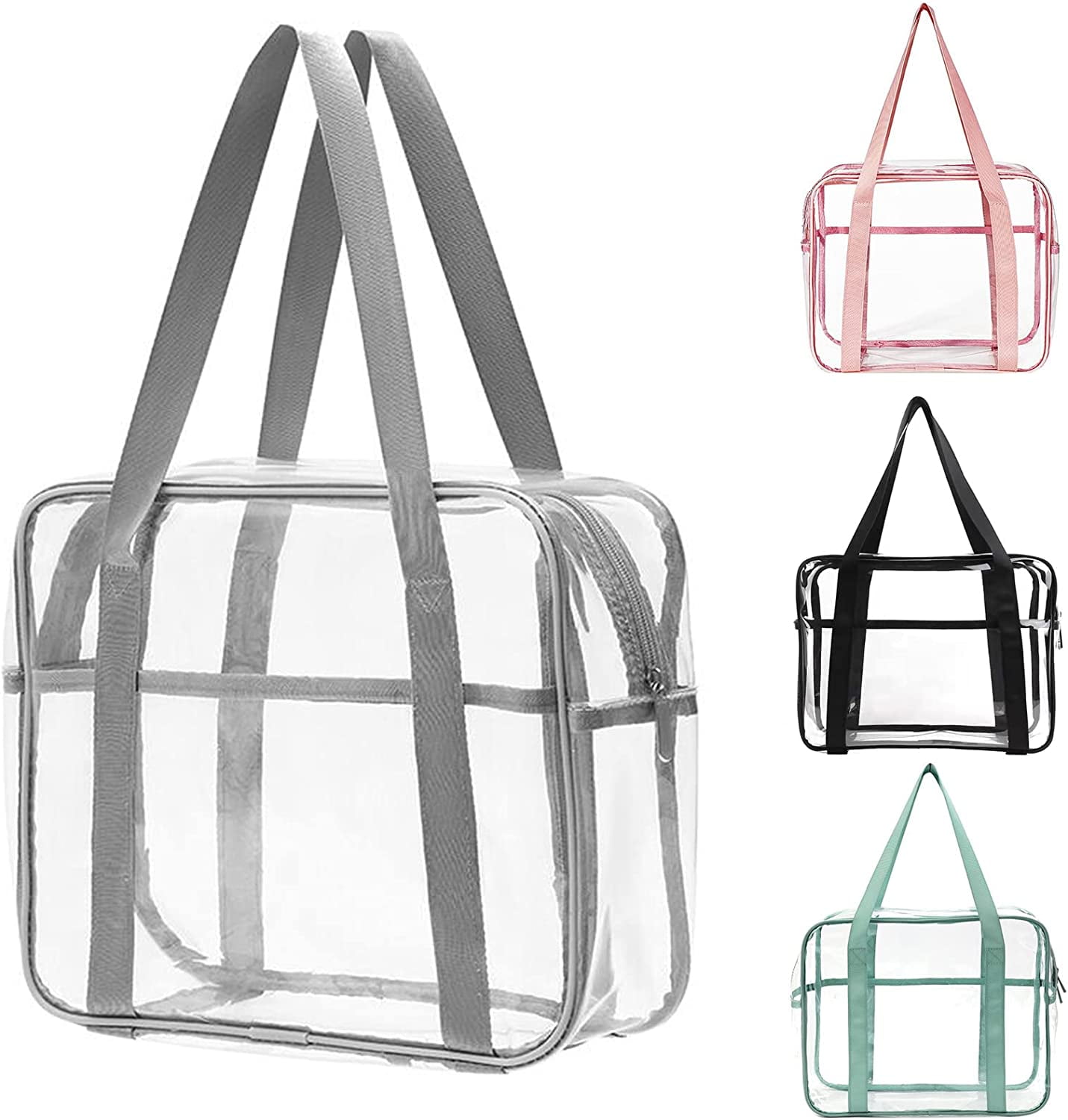 Clear Makeup Bags Large Travel Toiletry Bag for Women Transparent Bag