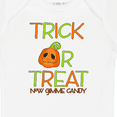 thumbnail image 4 of Inktastic Trick or Treat Now Gimme Candy with Halloween Pumpkin Boys or Girls Baby Bodysuit, 4 of 5