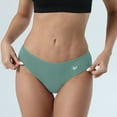 thumbnail image 2 of Women's Low Waist Breatheable Briefs Solid Color Cotton Crotch Underwear Panties Ladies Underwear Panties, 2 of 5