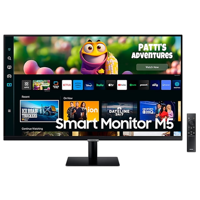 Monitor Inteligente Samsung M5 de 32,Full HD 1080p, 4 ms, Hub IoT Integrado y control remoto de PC