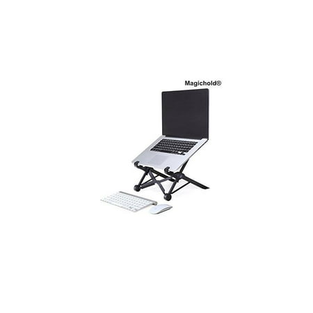 magichold portable height adjustable folding laptop notebook macbook ergonomic stand mount-raise up your laptop screen to your eye level so you do not hunch your