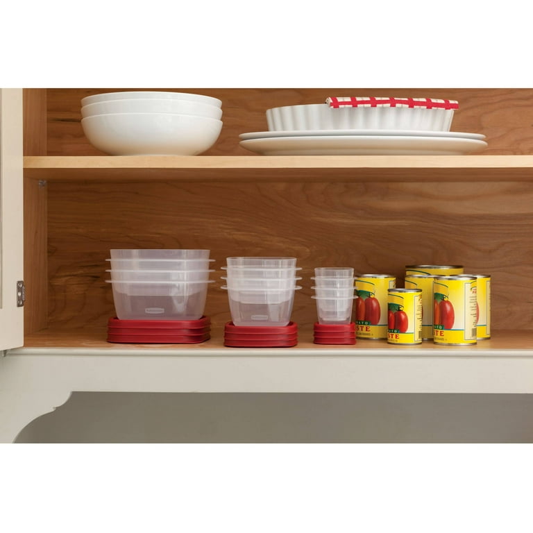 Rubbermaid Easy Find Vented Lids Food Storage Containers, 18-Piece
