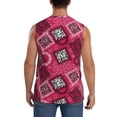 thumbnail image 4 of Balery Geometry Men's Sleeveless Muscle Shirts Workout Tank Top, Moisture Wicking, Odor Protection-XX-Large, 4 of 8