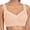 Khaki, variant on Anti Sagging Full Coverage Bras for Women,No Underwire Bras for Women Wireless Push-Up Size L,Pink