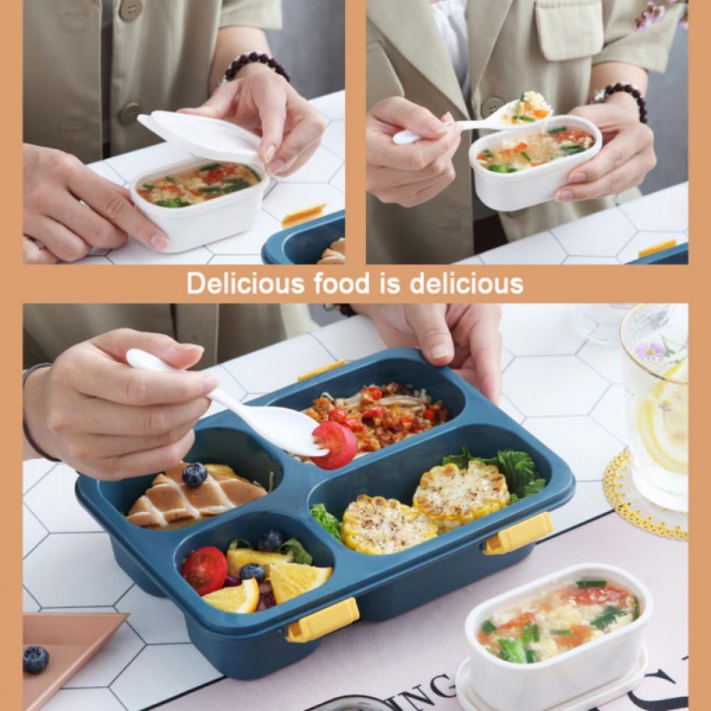 Silicone Bento Lunch & Snack Box for kids adults Terracotta MKS