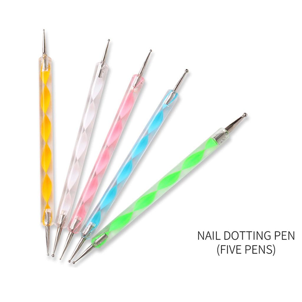EHJRE 12 Pieces UV Gel Nail Dryer Curing Lamp Polisher Painting Brushes Nail File Bits