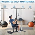 thumbnail image 4 of EDTara LAT Pulldown Machines with High and Low Pulley Station, Multi-Functional Cable Machine with Adjustable Leg Support for Home Gym Total Body Training, Back Exercise Equipment, 4 of 9