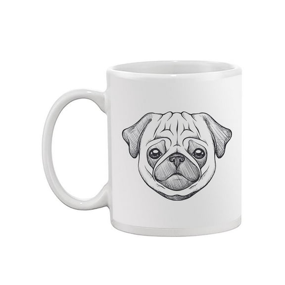 Pug Portrait. Mug -Image by Shutterstock,
