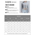 thumbnail image 2 of Weardear Womens Drawstring Cropped Hoodie Long Sleeve Short Sweatshirt Hooded Crop Jacket Top Black,XXL, 2 of 7