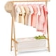 thumbnail image 1 of Perchero infantil con almacenaje, perchero, ropa infantil, bambú natural,Color natural, 1 of 2