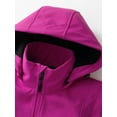 thumbnail image 4 of KVE Women's Hooded Softshell Vest Fleece Lined Windproof Zip Up Sleeveless Jacket Lightweight Coat for Running Purple X-Large, 4 of 9