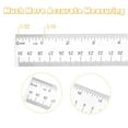 thumbnail image 5 of 7 Pack Plastic Clear Ruler,Bexikou Straight Ruler,Clear Acrylic Ruler,12 Inch Rulers with Centimeters and Inches, Measuring Tools for Office Contruction Rulers, 5 of 7