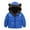 Blue, variant on BRGZLK Toddler Kids Fleece Down Jacket Boys Girls Fall Winter Plush Fleece Lining Zip Up Coat Cozy Lightweight Warm Hooded Coat with Pocket Army Green 2-3 Years