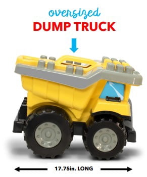 KIDS@WORK 25PC TOW N’GO DUMP TRUCK