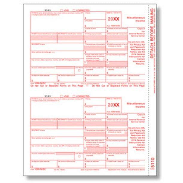 Irs Approved 1099 Misc Laser Federal Copy A For 100 Recipients Year 19 Walmart Com Walmart Com Irs Approved 1099 Misc Laser Federal Copy A For 100 Recipients Year 19 Walmart Com Walmart Com
