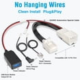 thumbnail image 4 of Adaptador de cable de alimentación para detectores de radar Gonifeto para modelos Toyota, Subaru y Lexus, 4 of 7