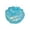 B001- Blue, variant on Squeeze Stress Toys, Silicone Sensory Squeeze, 3X2 In, Maltose Waffle, Glitter Fleck, Stretchy Squeeze Toys, Relaxation Relief Items for Student, Multi Color, 1 Pc