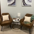 thumbnail image 5 of Teamson Home Divano Armchair with Aged Fabric, Brown, 5 of 7