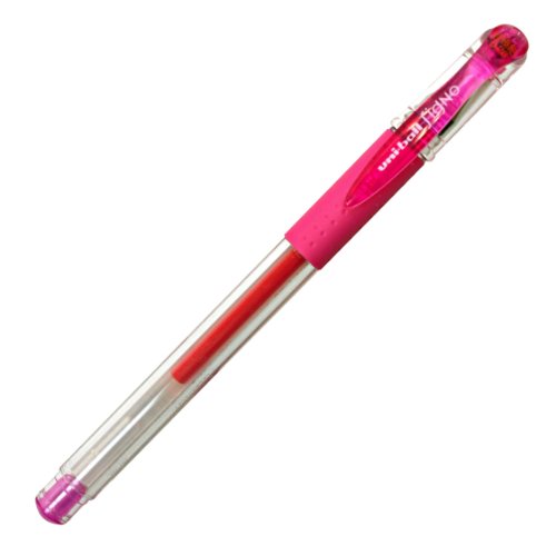 Uni Gel Ballpoint Pen UniBall Signo Ultra Fine 0.28mm, Pink (UM15128