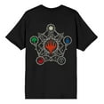 thumbnail image 2 of Magic: The Gathering Mana Wheel Black T-Shirt, 2 of 3