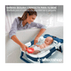 thumbnail image 3 of Bañera Tina Baño Bebe Plegable Portátil Con Cojín Termometro, 3 of 4