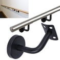 thumbnail image 2 of MYG Black Stair Handrail Bracket Bannister Wall Support Hand Rail Balustrade Strong, 2 of 3