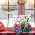 thumbnail image 3 of Yuarrent Bolsa de embalaje de dulces de Navidad de 50 Uds., bolsa de regalo de Papá Noel, almacenamiento de galletas y aperitivos, de bolsillo OPP, Type3 NO3 Yuarrent HA001657-04, 3 of 6