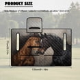 thumbnail image 7 of SEANATIVE Golf Cart Seat Cover Towel for Most 2 Passenger Club Car, EZGO, Yamaha, Sun Protection Golf Cart Front Seat Cushion Covers Protector, 51.2 x 30.3 Inches, Horse Gray, 7 of 7