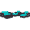 Turquoise, variant on Modway Convene Wicker 5 Piece Sofa Patio Conversation Set