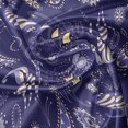 thumbnail image 5 of Ambesonne Moon Window Valance, Floral Abstract Ornate, 54" X 18", Violet Blue Pale Yellow, 5 of 5