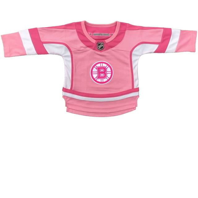 Outerstuff Chandail de Mode Rose pour Bébés Filles Boston Bruins