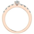 thumbnail image 4 of Diamond Engagement Rings For Women GIA Certified Pear Cut Solitaire Diamond Ring 18K Rose Gold 1.10 Carat (G,VS2), 4 of 6