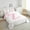 Pink Z, variant on Erosebridal Initial A-Z Comforter Sets Twin Size, Initial Letter Z Comforters & Duvets, Girly Princess Bow Decor, Reversible