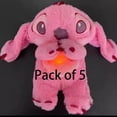 thumbnail image 3 of Muñeco de peluche Stitch con luz que respira, juguete para calmar a los niños, ángel rosa, animé, lindo bebé, luz musical para dormir, juguete para niños, regalo de cumpleaños de Navidad, 3 of 5