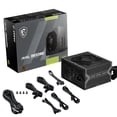 thumbnail image 3 of Fuente de alimentación MSI MAG A650BE Gaming 650W 80 Plus Bronze, 3 of 7