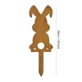 thumbnail image 4 of TIELUTT Easter Metal Bunny Stake for Spring Parties an Eye Catching Small Cardboard Cutout Solar Ground Lights 1 Sunflower Cardigan Sweater Outdoor Ground Lights for Go2garden Solar Lights, 4 of 8