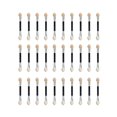 thumbnail image 3 of 100 pcs Makeup Women Girl Daily Sponge Use Tools Premium Stick Disposable Beauty, Eye Dual Applicators Shaped Portable Synthetic Sides Girls Practical Foundation Club Shadow, 3 of 5