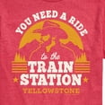 thumbnail image 3 of Yellowstone - You Need A Ride To The Train Station - Men's Short Sleeve Graphic T-Shirt, 3 of 6
