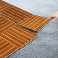 thumbnail image 4 of YYAo 27pcs Wood Interlocking Deck Tiles 11.8"x11.8", Waterproof Flooring Tiles for Indoor And Outdoor,Light Natural Wood, 4 of 11