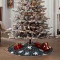 thumbnail image 5 of Salouo Turtle Christmas Tree Skirt 36" Farmhouse Christmas Decorations Snowman Xmas Tree Skirt Tree Mat for Holiday Party Decor, 5 of 8