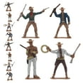 thumbnail image 4 of 12 figuras de juguete de vaquero occidental, decoraciones para fiestas del oeste, juego de modelos de vaquero, figuras de vaquero de plástico., 4 of 8