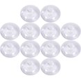 Pack of 12 Small Suction Cup without Hooks, 20mm Perfect for Glass