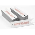 thumbnail image 2 of Inkdotpot Real Rose Gold Foil Happy Holiday Tags Favor Hang Paper Tags 100 Pieces, 2 of 6