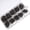 Black 500 per box, variant on LAIQIEN 100/500Pcs Barbed Fish Hook With Eye Carbon Steel Eyed Sea Fish Hook for Carp Fishing Tackle Rustproof Single Hook