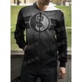thumbnail image 3 of Sudadera con capucha y cremallera con estampado 3D de los ocho trigramas de Yin Yang para hombre y mujer, 3 of 5