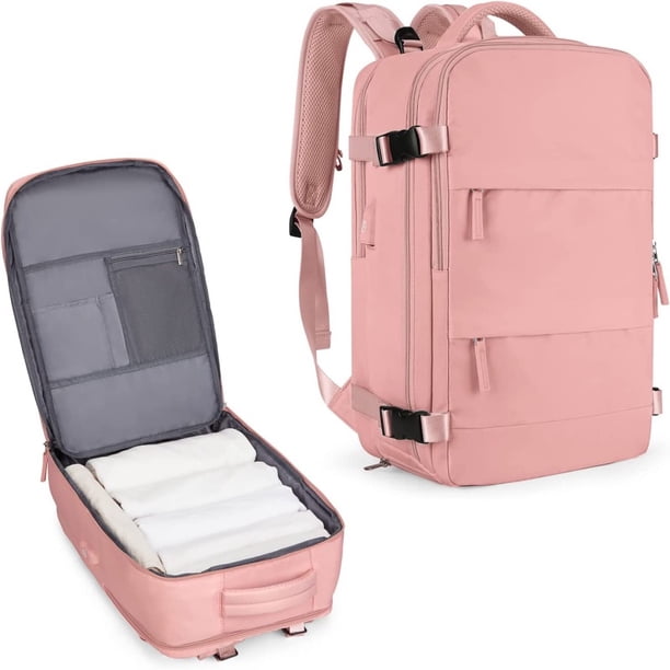 Mochila De Gran Capacidad Para Damas Viaje Moda Equipaje De Bolsa Escolar Multifuncional De Ordenador