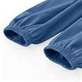 thumbnail image 4 of DJDLJWCJ Toddler Boys Joggers Pants Elastic Waist Stretch Casual Pants Solid Color Lightweight Pants Blue Size 3T, 4 of 7