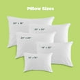 thumbnail image 6 of Organic Cotton Fabric 13x18" Toddler Pillowcase - Soft Washable Sateen Pillow Cover - Made in USA, White, 6 of 7