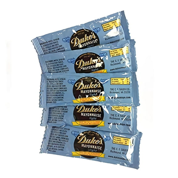 Duke's Light Mayo Packet, 12 Grams | 100 Packets